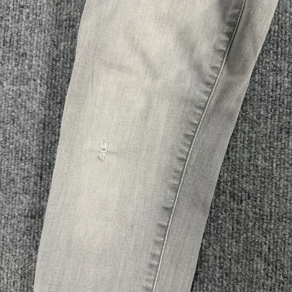 Banana Republic Sculpt Skinny Jeans Womens 26/2 LightGray Denim Pants Distressed